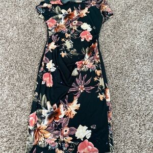 Floral Green Dress- Maternity